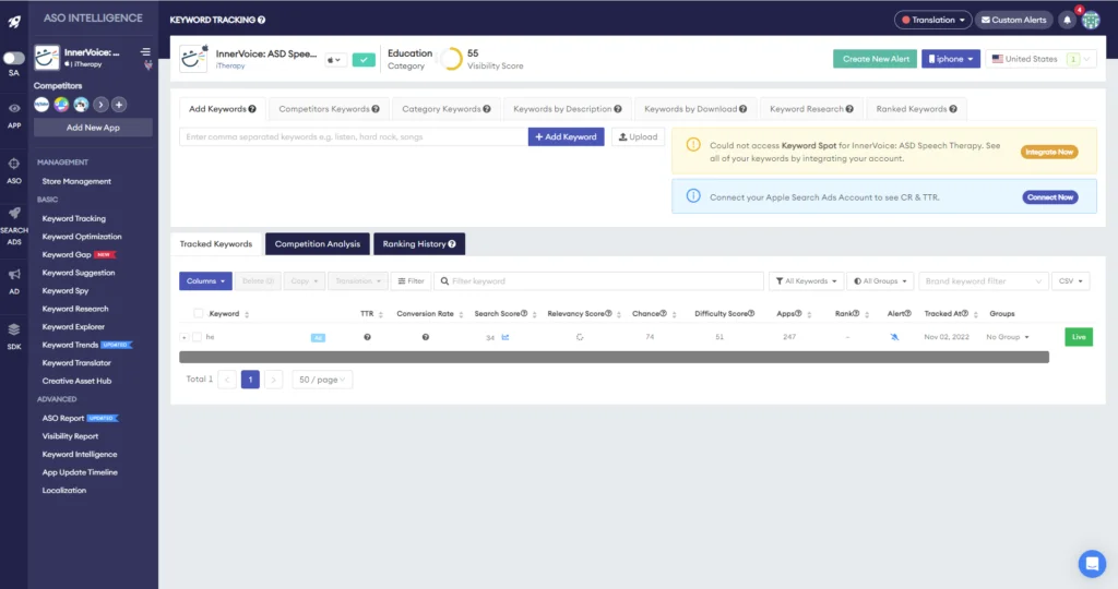 Optimalizace App Store